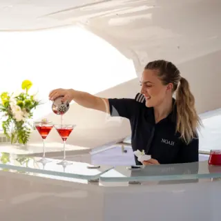 Sun deck bar