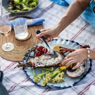 Exquisite onboard cuisine paired with premium fine wines