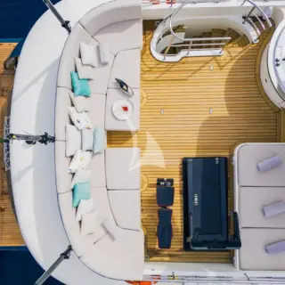 DREAM sunbeds aerial view
