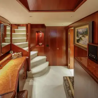 STAIRS TO LOWER STATEROOMS