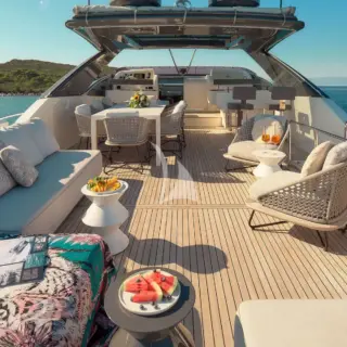 Sundeck relaxing area