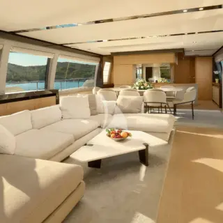 Main salon facing forward