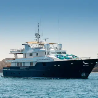 Galapagos Explorer at anchor