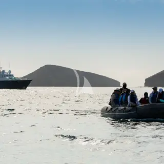 GALAPAGOS EXPLORER - At anchor