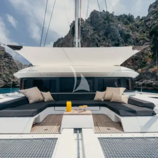 Shaded area on foredeck