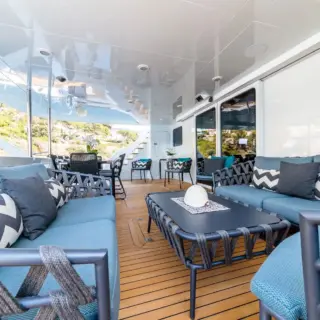 S/Y ALLURES Aft Seating