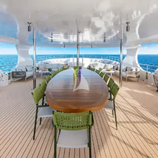 Sundeck exterior dining