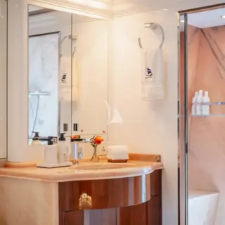 Master cabin en suite bathroom