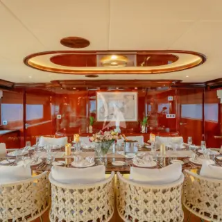 Main deck dining area