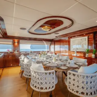 Main deck dining area