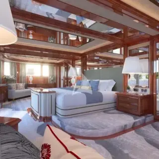 JOIA THE CROWN JEWEL - Upper deck master stateroom (rendering)