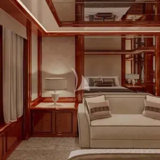 JOIA THE CROWN JEWEL - Main deck double stateroom (rendering)