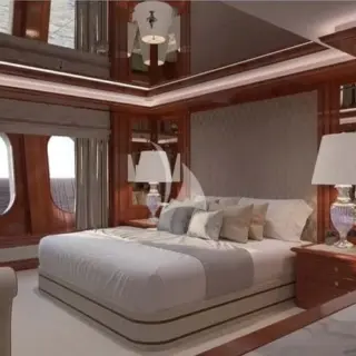 JOIA THE CROWN JEWEL - Main deck double stateroom (rendering)