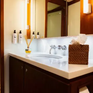 Guest double cabin bathroom