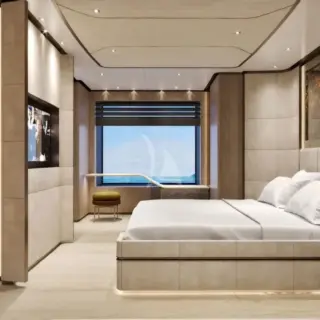 SILVER FOX (YET) - Main deck - Convertible cabin