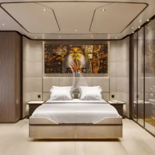 SILVER FOX (YET) - Main deck - Convertible cabin