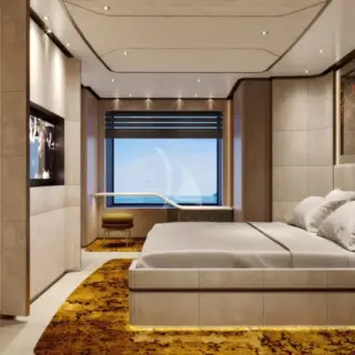 SILVER FOX (YET) - Main deck - Convertible cabin