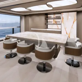 Convertible Dining Table - Salon - Rendering