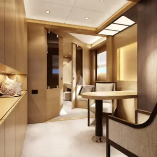 SILENT WORLD - Master’s cabin Office area Render- refit 2025/2026