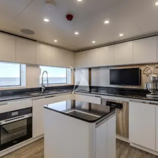 Galley at the main aft deck