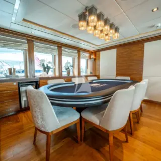 LUMIR - FORMAL DINING CONVERTED TO GAMES TABLE