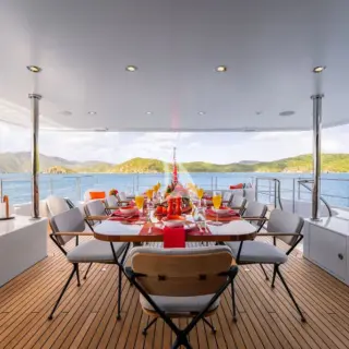 ADASTRA - Bridge deck aft dining 