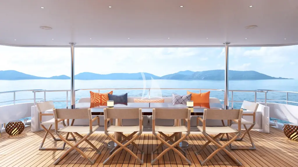 ADASTRA - Aft Deck Dining