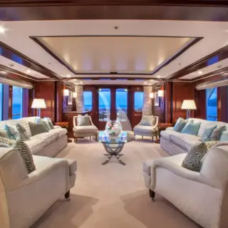 Main deck saloon - looking aft