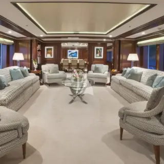 Main deck saloon - looking forward