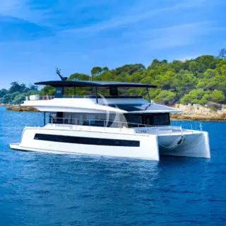 SILENT GRACE at anchor