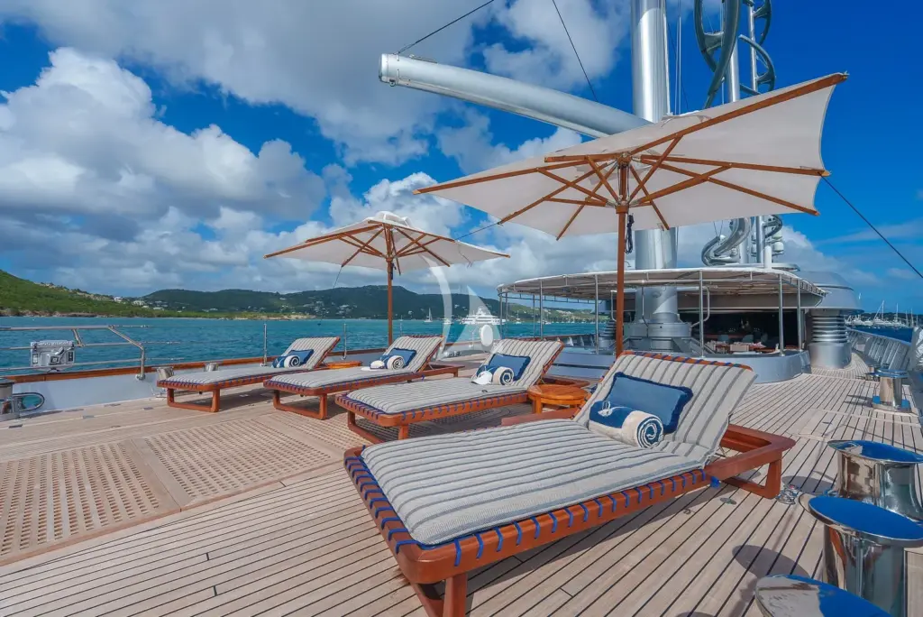 MALTESE FALCON - Main Deck Aft Sunbathing Area