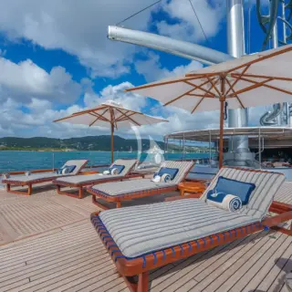 MALTESE FALCON - Main Deck Aft Sunbathing Area