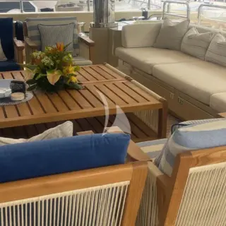 ELENI 60m - Aft Deck Seating
