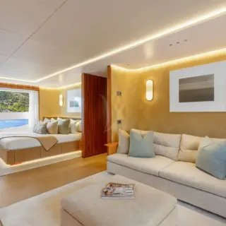 Main deck Master suite overview
