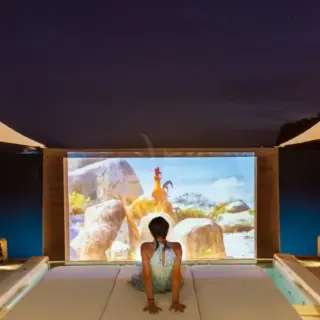 Main deck aft open air cinema