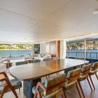 Main deck dining area