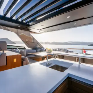 DANLOU - Flybridge Bar Area 