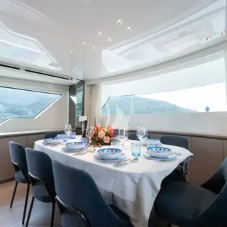 Fine dining on main deck