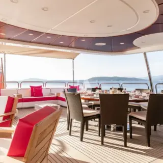 Bridge deck dining