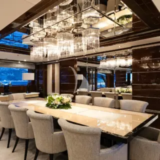 Main Salon dining