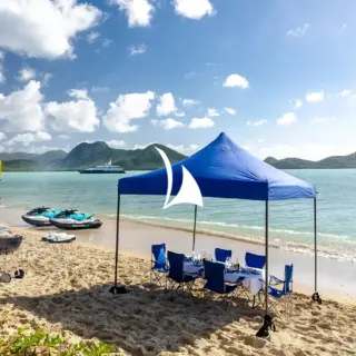 Beach set-up