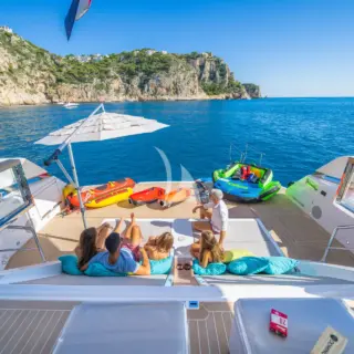 Swim Platform with water toys