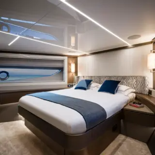 VIP Stateroom- forward by Helm station