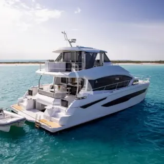 MARY'S GRACE - At anchor