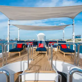 YCM FIFTY - Sun deck (pre-refit)