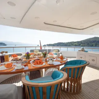 HOLIDAY - Main deck dinning area