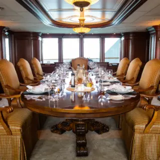 Main deck dining area