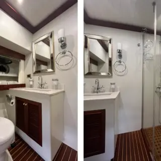 Twin Cabin Bathroom