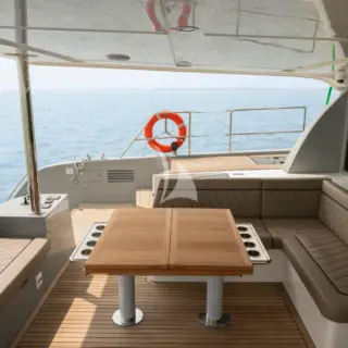 Andare Oltre - Dining Table Aft Deck