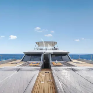 Andare Oltre - Sun lounge on the bow